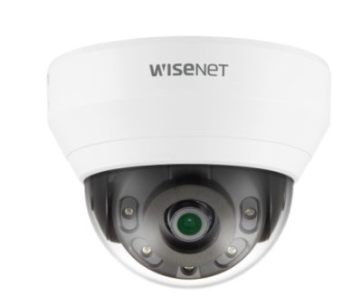Hanwha QND-6012R1 WiseNet Q-Series 2MP IR Vandal Dome Camera, 2.8mm Fixed Lens