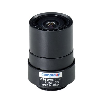 T3Z2910CS-IR 1/3" 2.9-8.2mm f1.0 Varifocal, Manual Iris (CS Mount) Day/Night IR