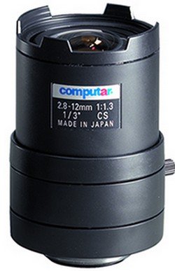 T4Z2813CS 1/3” 2.8-12mm Varifocal, Manual Iris Lens