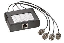 TRB-4BNCPT Transceiver Box- 4 BNC Plugs with Pigtails to 1 RJ45 Jack