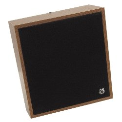 WD417-72V 8" Slant Wall Mount Speaker/Baffle Package 25/70.7V-4W xfmr w/ Volume Control