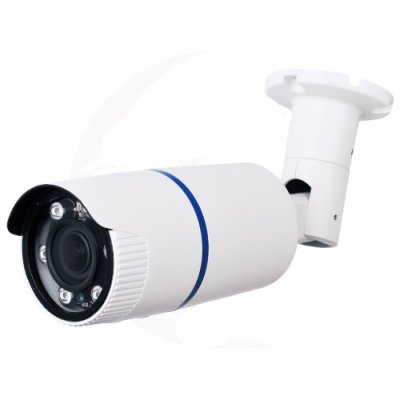 2.2MP (1080P) Motorized Zoom Lens (2.8-12mm) Outdoor Bullet Camera (White)