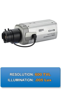 BBM-20F CNB 1/3" Ultra High Resolution 600TVL, 0.005 Lux, Color, Box Camera