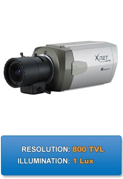 IGP1030 CNB 1/2" Progressive CMOS, 1.3M @ 24fps Hybrid IP Megapixel Box Camera