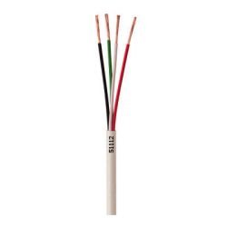 51112-55-01 Coleman Cable 500' 22/4 Stranded Unshielded Alarm Wire - COIL - White