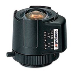 CML23-AI-4PLC Computar 1/3" 2.3mm f1.4 DC Auto Iris w/ 4-Pin Mini Connector Long Cable CS-Mount Lens