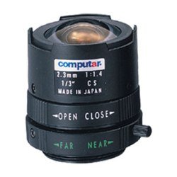 CML23-MI Computar 1/3" 2.3mm f1.4 Monofocal Manual Iris CS-Mount Lens