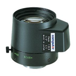 CML8-AI-A-4PLC Computar 1/2" 8mm f0.8 Aspherical DC Auto Iris w/ 4-Pin Mini Connector Long Cable ...