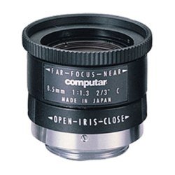 CML85-MI Computar 2/3" 8.5mm f1.3 Monofocal w/ Iris C-Mount Lens