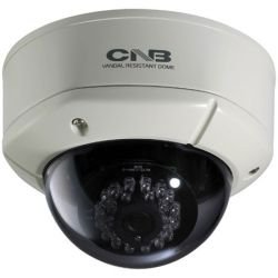 CNB-V1000NIR CNB 1/3" Sony SuperHAD CCD 3.8mm Lens 380TVL 24IR 12VDC Vandal Proof Dome Camera