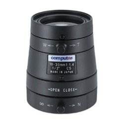 CVL1030-MI-DN Computar 1/2" 10-30mm f1.4 Vari-Focal Manual Iris CS-Mount Day/Night Lens