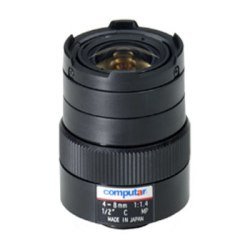 CVL48-MI-MP Computar 1/2" 4-8mm f1.4 Manual Iris Megapixel C-Mount Lens