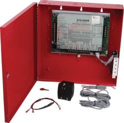 D7412GV2-B BOSCH D74212GV2 FIRE PACKAGE. INCLUDES D7412GV2, TRANSFORMER, D8109 FIRE ENCLOSURE, D928 DUAL PHONE LINE SWITCHER, 2 D161 PHONE CORDS, AND D122 DUAL BATTERY HARNESS