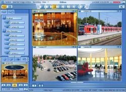 DBSR042 BOSCH DIBOS REMOTE SOFTWARE, 4 IP CAMERA RECORDING.