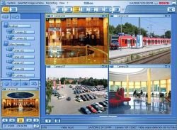 DBSR042 BOSCH DIBOS REMOTE SOFTWARE, 4 IP CAMERA RECORDING.