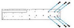 DVA-ASRK-35A BOSCH DISKARRAY 16 BAY SLIDERRAIL 26-36IN. (FOR 8TB SCSI RAID)