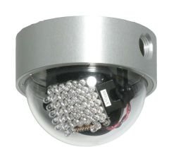 EX46LED8WAC BOSCH EXTREME DOME ILLUM 850NM, 60DEG ALUMINUM SILVER, CLEAR DOME