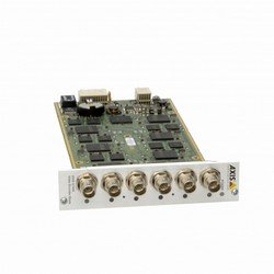 Q7406 6 channel video encoder blade. Multiple, individually configurable H.264 and MJPEG