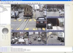 ZNS-PRO Ganz IP Network Video Surveillance Software Supports 9 IP Cameras