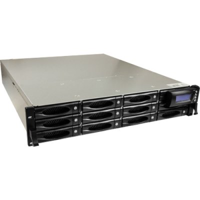 Network Video Recorder, Rack Mount, 2U, 12-Bay, 200-Channel Video Input, H.265/H.264/MJPEG/MPEG4,...