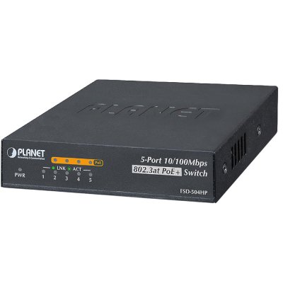 4-PORT 802.3AT POE SWITCH POE BUDGET 60W