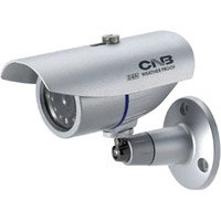 CNB-B2000N-S CNB 1/3" Sony SuperHAD CCD 6mm Lens 34IR 380TVL Weather Proof Camera 12VDC - Silver