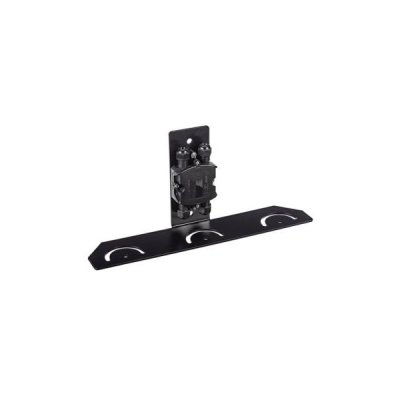 Triple L-Bracket, Wall Mount, 14.13" Width x 2.97" Depth x 6.3" Height, Stainless Steel, Black, W...