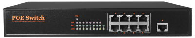 9 Ports With 8CH PoE Switch