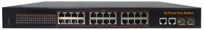 28 Ports With 24CH PoE Switch