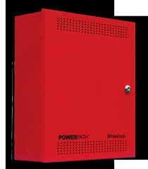 BB55F Battery Backbox, Red. Holds up to 2 BA-1265 batt