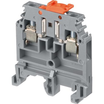 M4/6.SNBT Screw Clamp Terminal Blocks - Disconnect - Grey, Orange,4mm RatedCrossSection, 6mm Spacing G32, TH 35-7.5, TH 35-15 Rail
