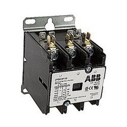 3 pole, 30 amp, non-reversing, definite purpose contactor, 120V AC coil, industry standard mounti...