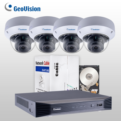 Geovsion 4 Camera custom server kit GV-AVD2700