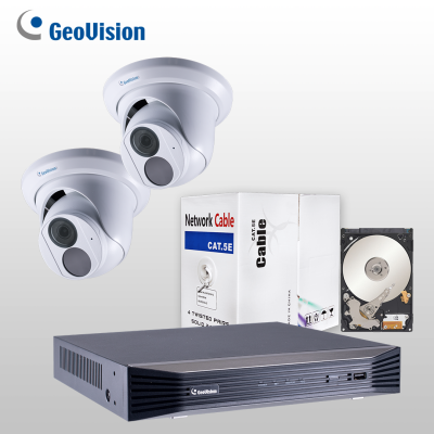 Geovsion 2 Camera custom server kit GV-EBD8800