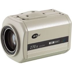 KPC-301CZHF KT&C 1/4" Sony Super HAD CCD 480TVL 270x Zoom Mechanical Day/Night Function 12VDC