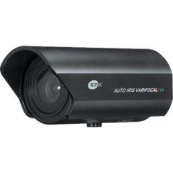 KPC-W600HAC7 KT&C 1/3" Sony CCD Color 550TVL Waterproof & Sunshield 9~22mm Auto Iris Lens AC24V