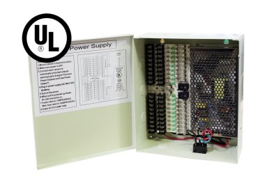 DC12V 12A / 18CH Power Box, UL Listed