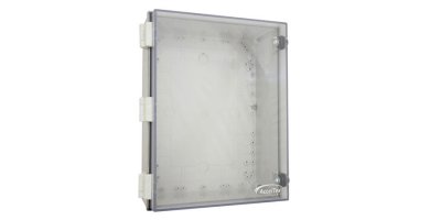 14"x12"x6" Poly Enclosure with Clear Door, Key Lock, Cord Grip