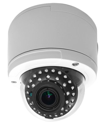 TVI Vandal Dome Camera 2MP 1080p 2.8-12mm varifocal lens