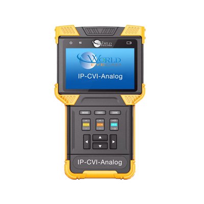 TEST-IP-CVI-Analog 4.0" Portable CVI / IP / Analog tester, ONVIF, PoE / 12V DC Ouput, Dual LED li...