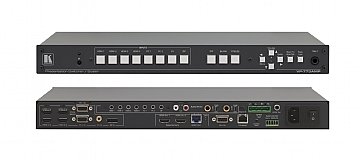 VP-773AMP Kramer 8-Input HDMI & HDBaseT ProScale Presentation Switcher/Scaler with 2K Support and...