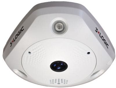 IP Camera, PTZ, Hemispheric, Indoor/Outdoor, H.264/MJPEG, 2048 x 1536 Resolution, F2.0 1.19 MM Lens, 12 Volt DC 12 Watt, PoE