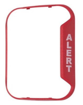 System Sensor BZR-AL "Alert" Red Bezel for Wall-Mount Horn Strobe, Works with CHRL, CHSRL, HRL, P...