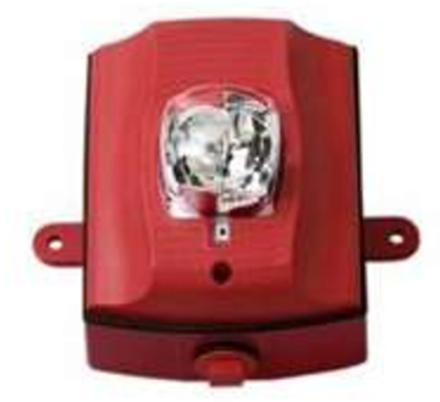 System Sensor SRHK-P SpectrAlert Advance Outdoor Wall Mount Strobe, High Candela, Red