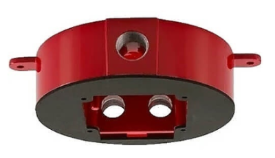 System Sensor SA-WBBC SpectrAlert Advance, Indoor Ceiling-Mount Back Box, Red