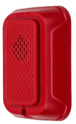 System Sensor CHRL L-Series Selectable Output Chime,Wall Mount, Red