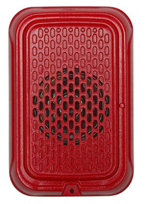 System Sensor HGRL-LF L-Series Indoor Low Frequency Compact Sounder, Plain, Wall Mount, Red