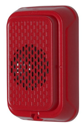 System Sensor HGRL-LF L-Series Indoor Low Frequency Compact Sounder, Plain, Wall Mount, Red