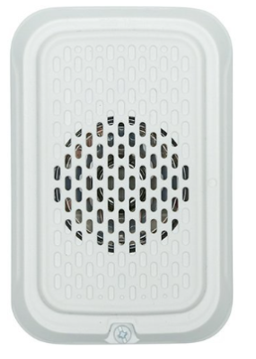 System Sensor HGWL-LF L-Series Indoor Low Frequency Compact Sounder, 2-Wire, Wall Mount, White