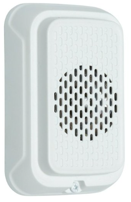 System Sensor HGWL-LF L-Series Indoor Low Frequency Compact Sounder, 2-Wire, Wall Mount, White